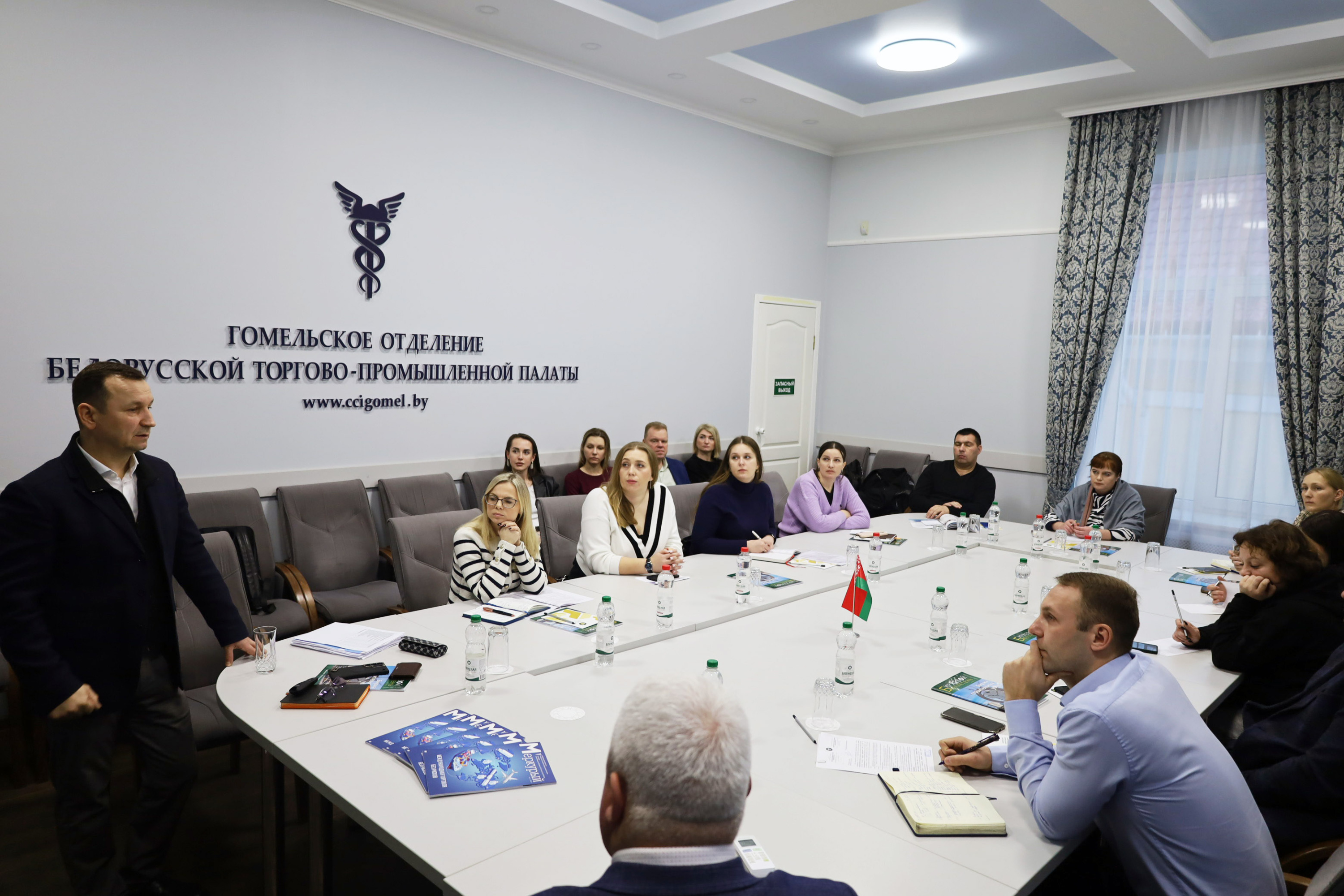 Семинар по биржевой торговле работами и услугами собрал около 30 представителей строительной отрасли Гомельщины