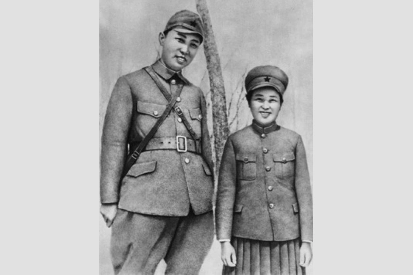 Ким Ир Сен с женой Ким Чен Сук