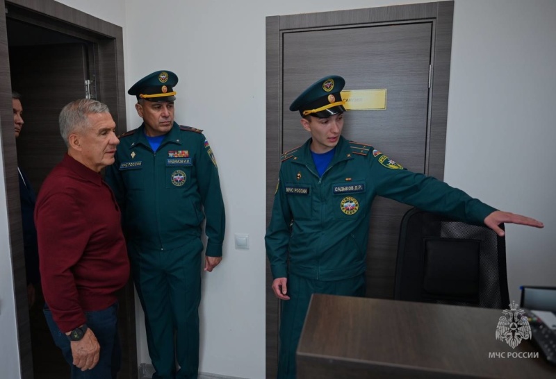 В Республике Татарстан открыто новое пожарное депо