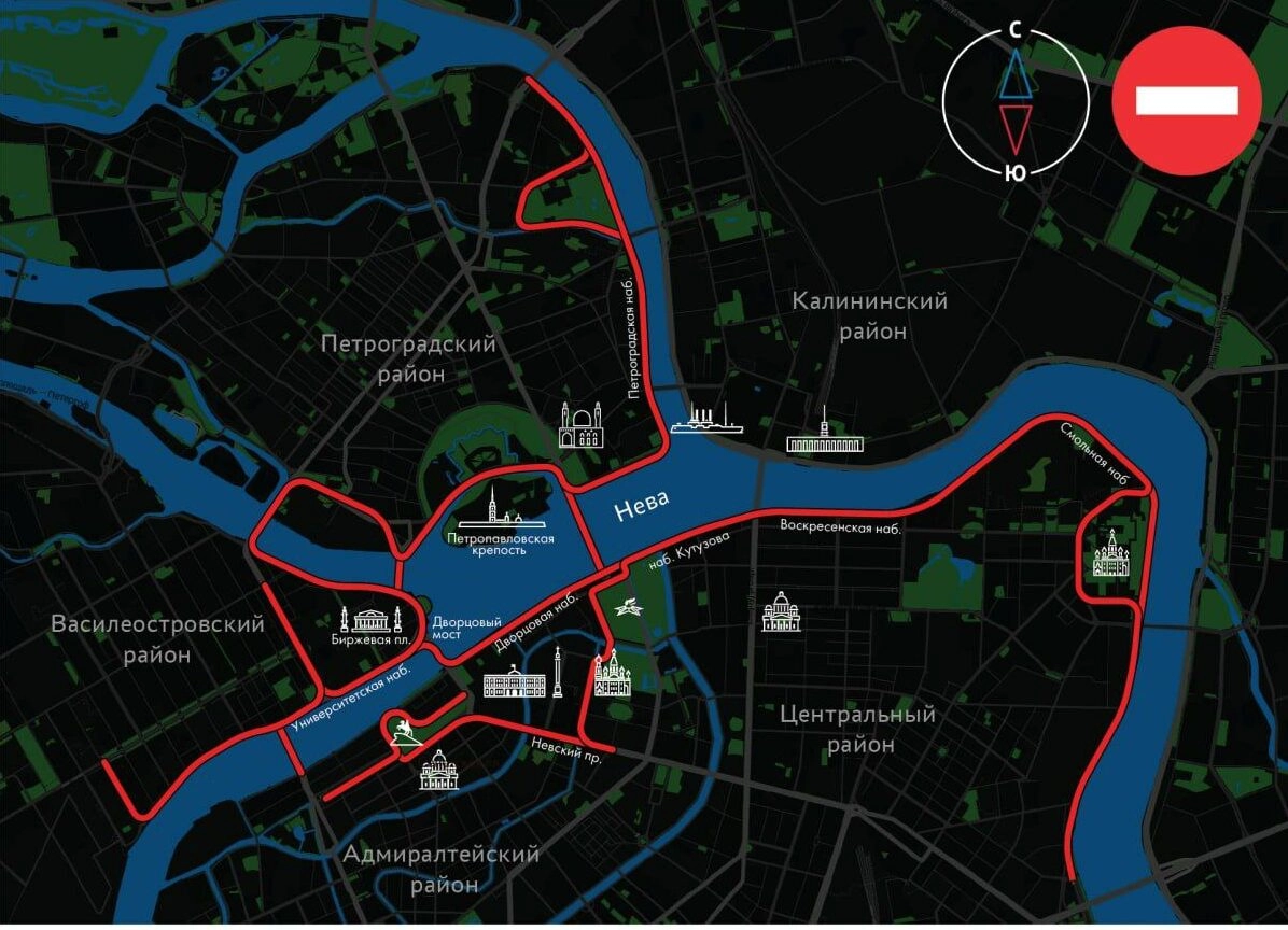 Карта спб с движущимся транспортом