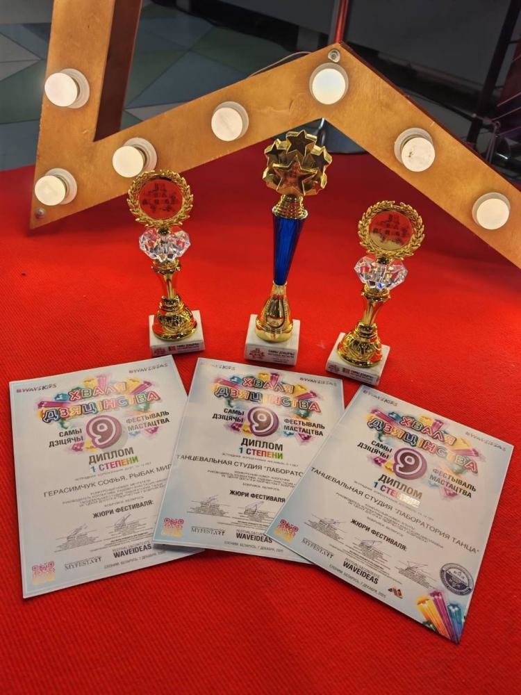 «Лаборатория танца» получила три диплома на IX фестивале «Хваля дзяцінства»