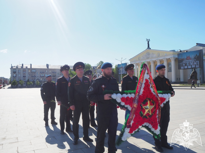 В Белгороде росгвардейцы приняли участие в ежегодной акции, «Волна памяти», посвященной Дню Победы