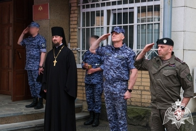 В Управлении Росгвардии по Смоленской области состоялся торжественный митинг