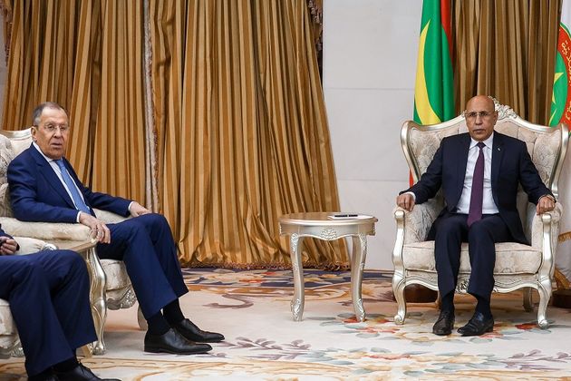 Министр иностранных дел РФ Сергей Лавров и президент Мавритании Мухаммед ульд аш-Шейх аль-Газуани