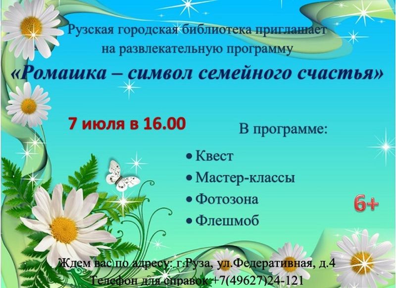 Летний оздоровительный лагерь ромашка. Афиша мастер класс ромашка. Программа ромашка. Ромашка символ семьи. Программа ромашка.