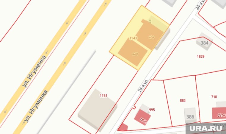 Площадь земельного участка под магазин - 500 квадратных метров 