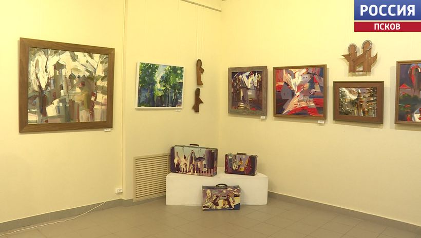 Персональная выставка художника Сергея Семёнова открылась в Пскове