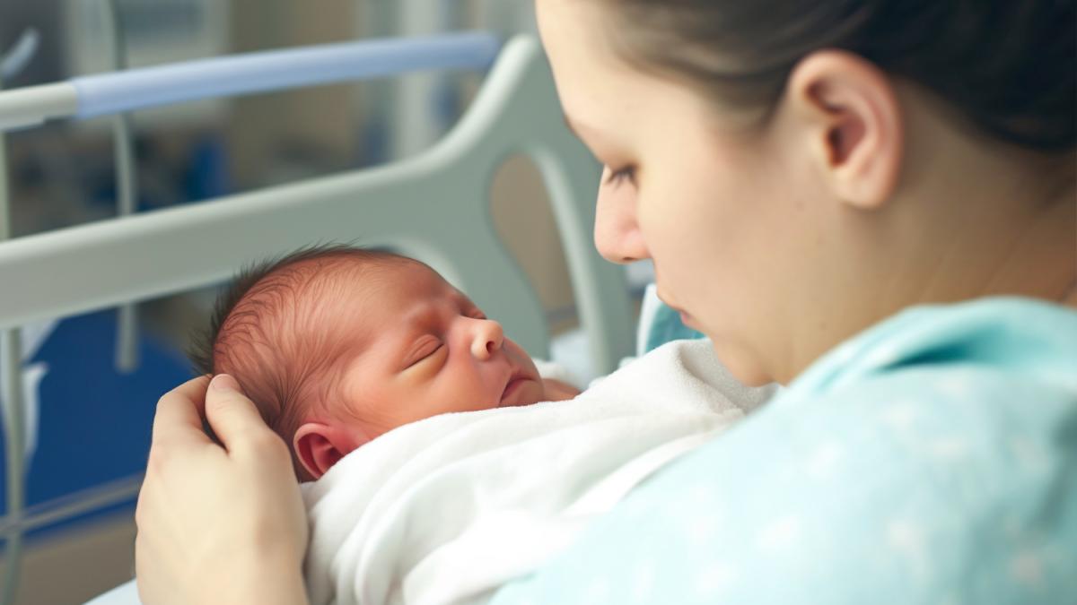 Мать с младенцем