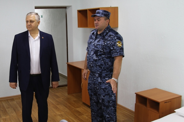 Начальник Управления Минюста России по Омской области Павел Данченко посетил исправительный центр № 1