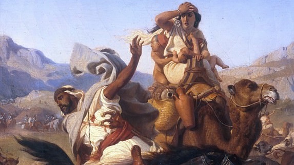 Орас Верне. Бегство (фрагмент) XIX в.