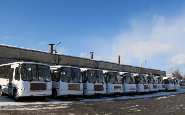Автобусы ПАЗ автоколонна