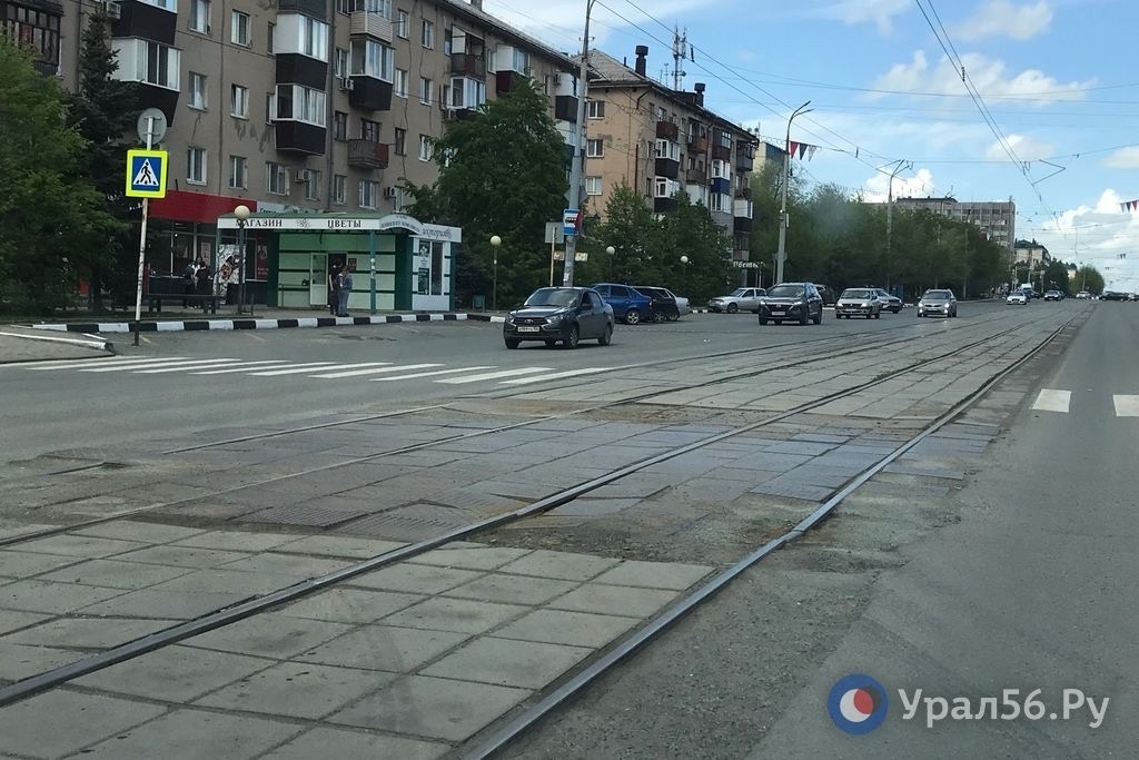 Состояние переезда в центре Орска