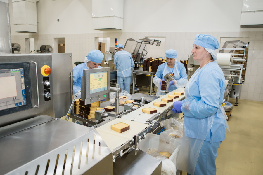 Компания "Киприно" запустила новый завод по фасовке сыра 