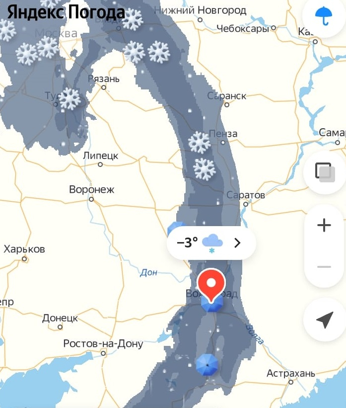 Карта осадков михайловка волгоградской области