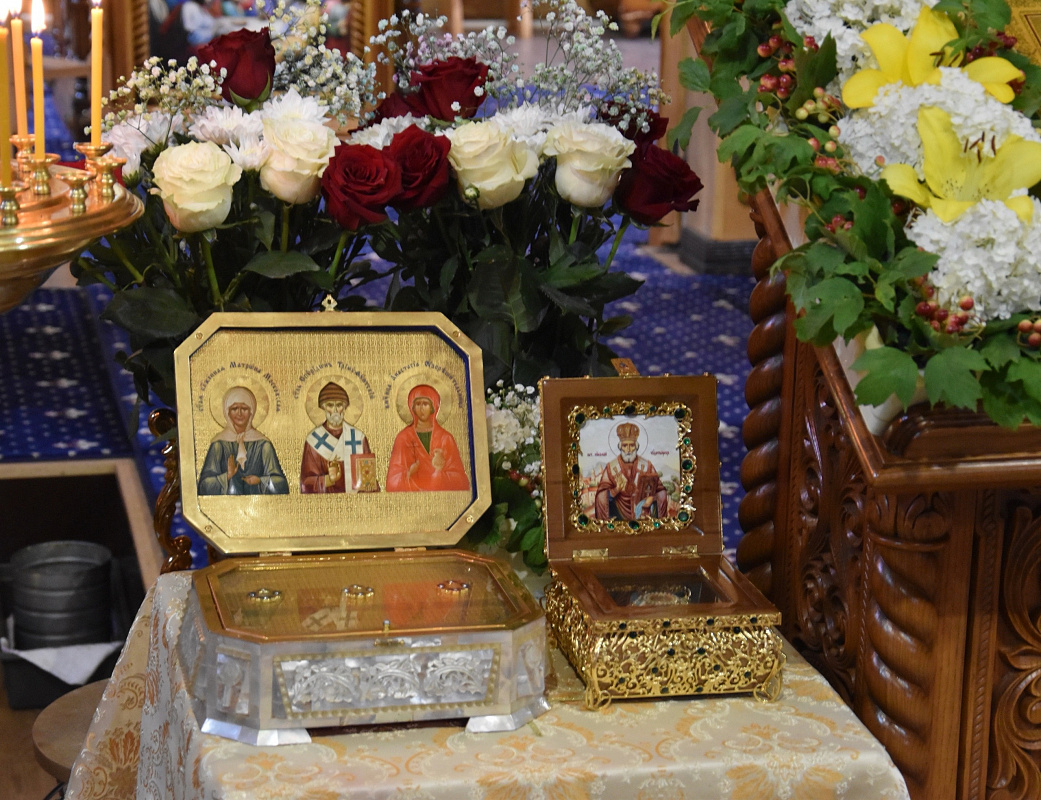 Храм Матроны Московской изнутри