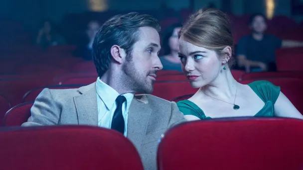 Эмма Стоун и Райан Гослинг в фильме «Ла-Ла Ленд»