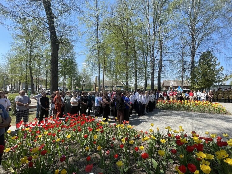 В Хвастовичах зажгли 