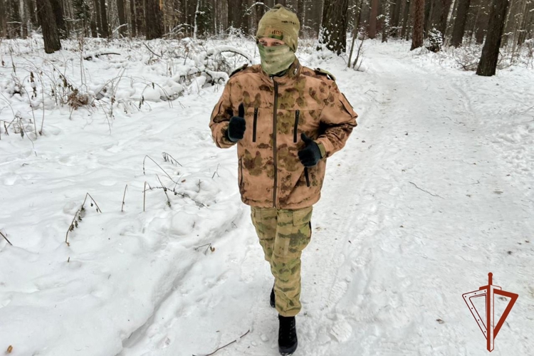 Росгвардейцы из Томской области приняли эстафету в масштабном флешмобе #БегаемвСеверске!