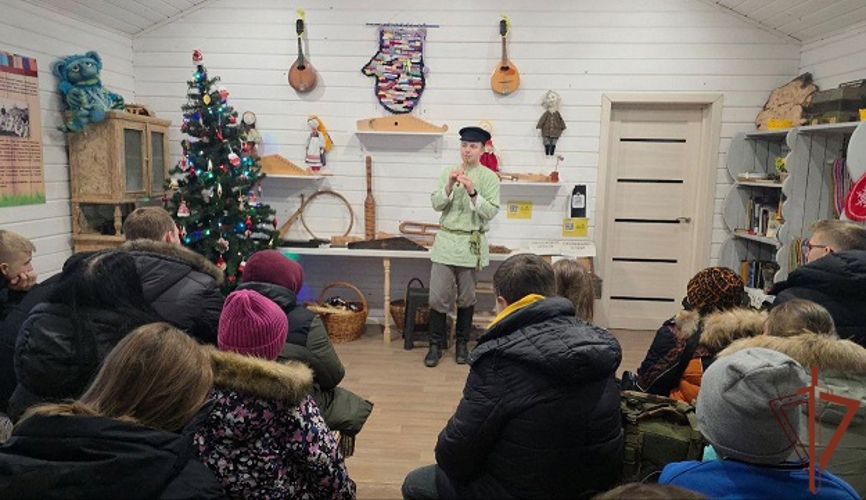 Дети участников СВО познакомились с карельским Дедом Морозом при поддержке Росгвардии