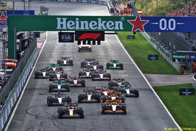 Старт Гран При Нидерландов, 2025 год