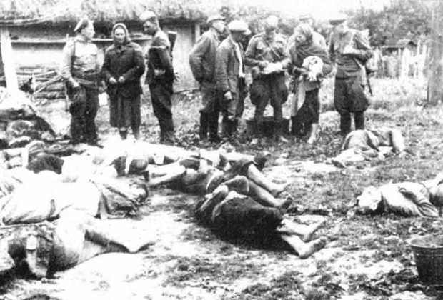 Жертвы Волынской резни, преступления украинских националистов и пособников Гитлера