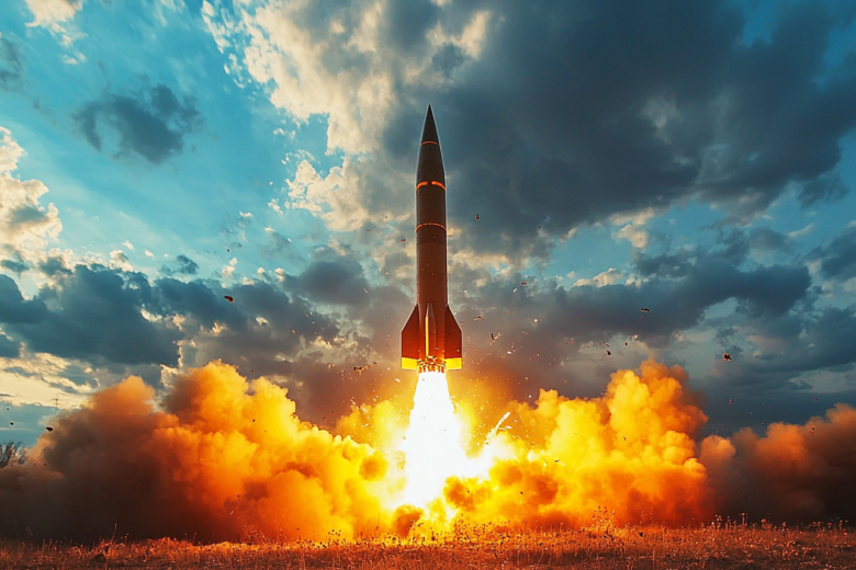 Ракетный комплекс «Буревестник» в представлении ИИ