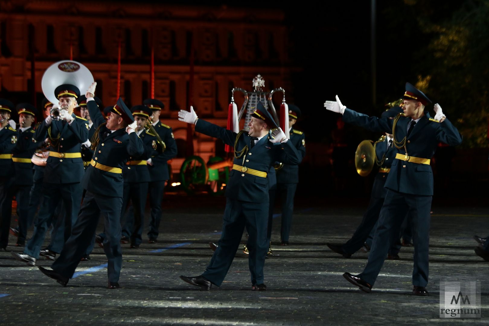 Выступление Образцово-показательного оркестра войск национальной гвардии Российской Федерации