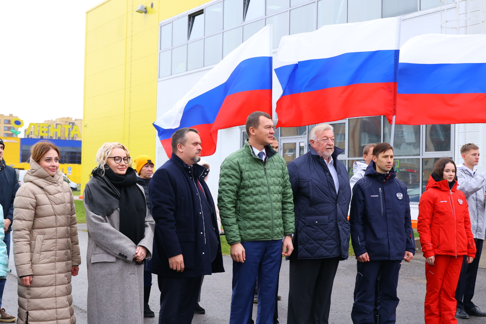 В Великом Новгороде заложили камень в основание спортцентра гимнастики