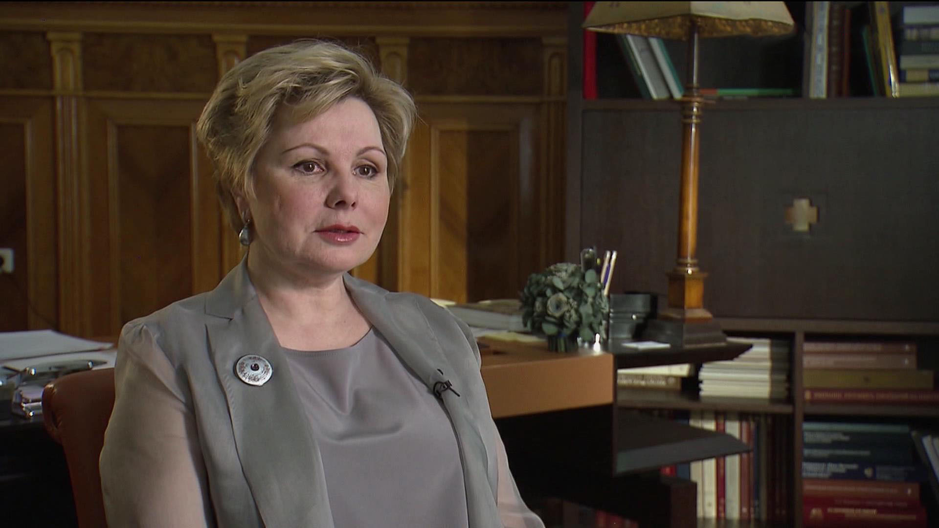 Генеральный директор Музеев Московского Кремля Елена Гагарина отмечает юбилей