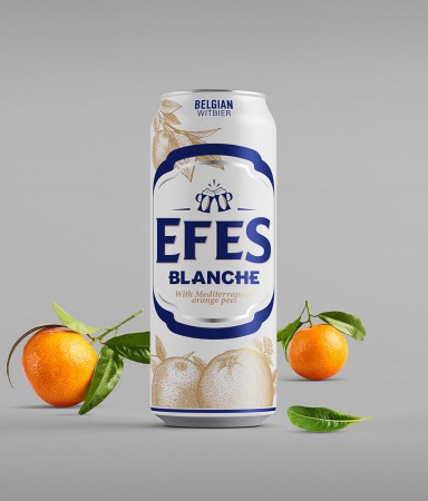 Viewpoint представил дизайн упаковки пива Efes Pilsener Blanche