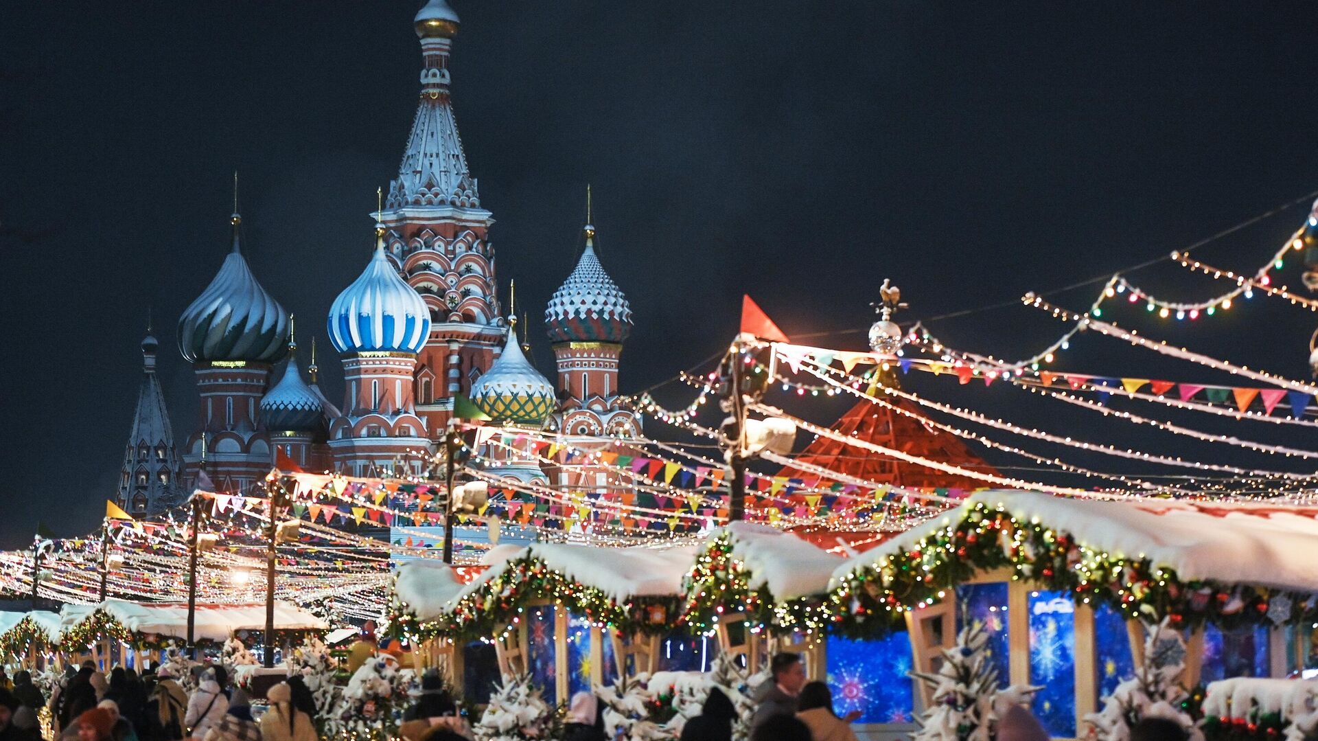 Москва с новым 2017 годом