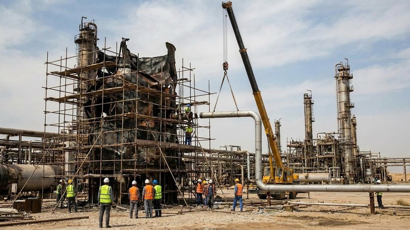 В Иране начали восстанавливать нефтегазовые объекты, повреждённые США и Израилем