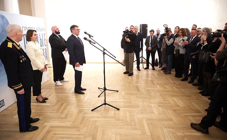 Николай Журавлёв принял участие в церемонии открытия выставки «Группа «Альфа». Первые полвека» в Музее современной истории России