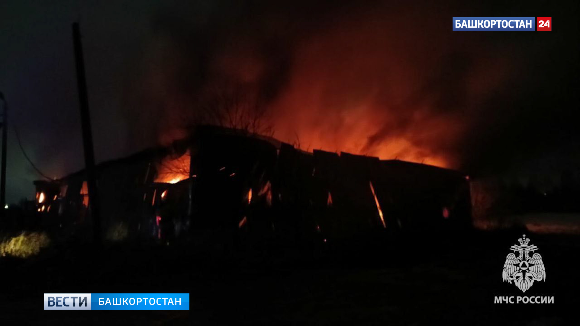 Пожары сразу на двух деревообрабатывающих предприятиях в Башкирии произошли за сутки | 0