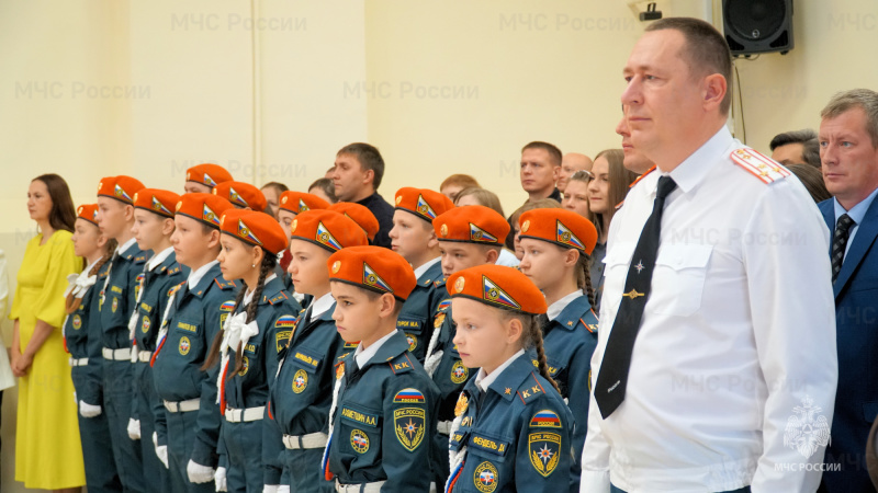 Ряды кадетов МЧС России в Омутинском округе пополнились!