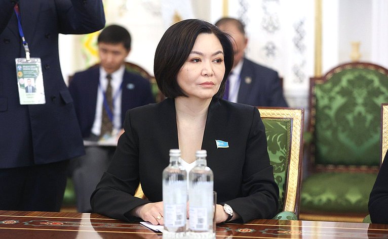 Встреча Председателя Совета Федерации Валентины Матвиенко с Председателем Сената Парламента Республики Казахстан Мауленом Ашимбаевым