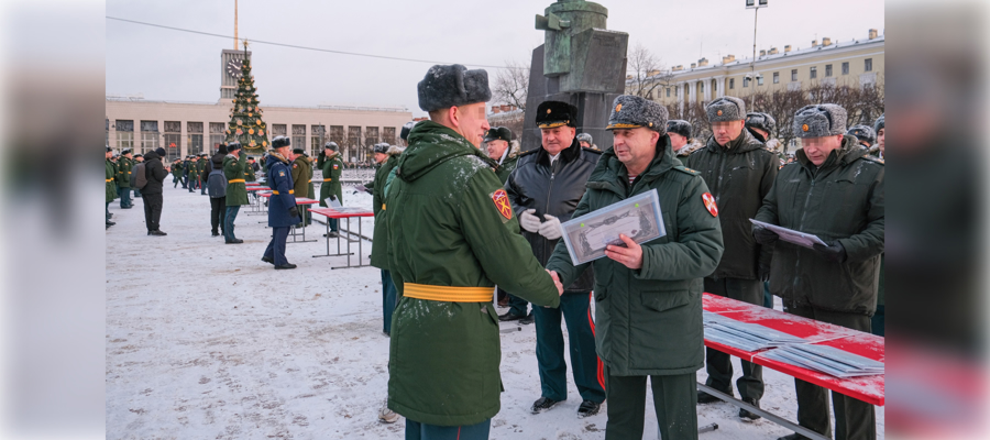 В Санкт-Петербурге состоялся выпуск офицеров-артиллеристов Росгвардии