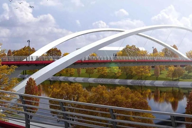 В Москве стартовало устройство буронабивных свай для опор пешеходного моста между Мнёвниковской поймой и Крылатским 