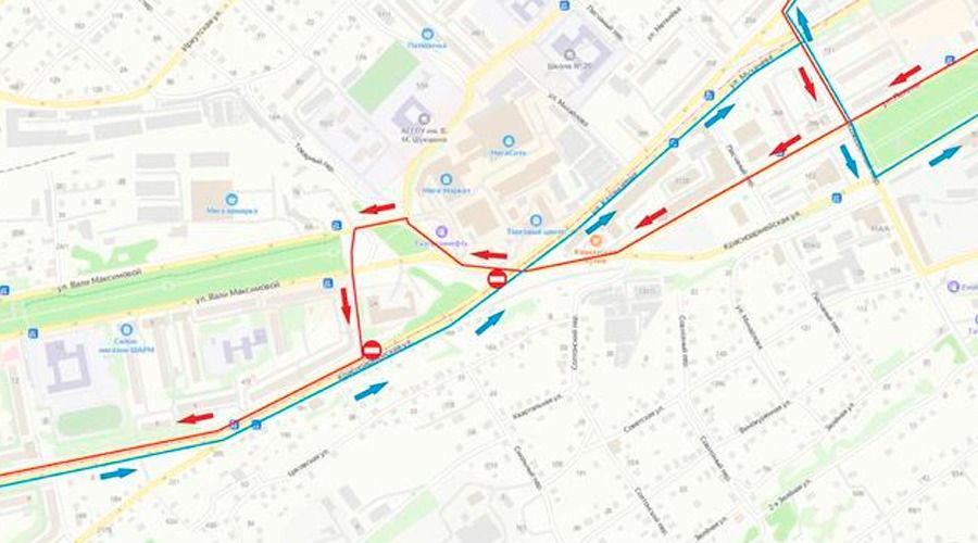 Маршрут 77 автобуса бийск схема