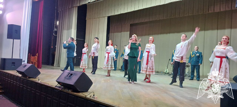  В Карачаево-Черкесии выступил Ансамбль песни и пляски Северо-Кавказского округа Росгвардии 