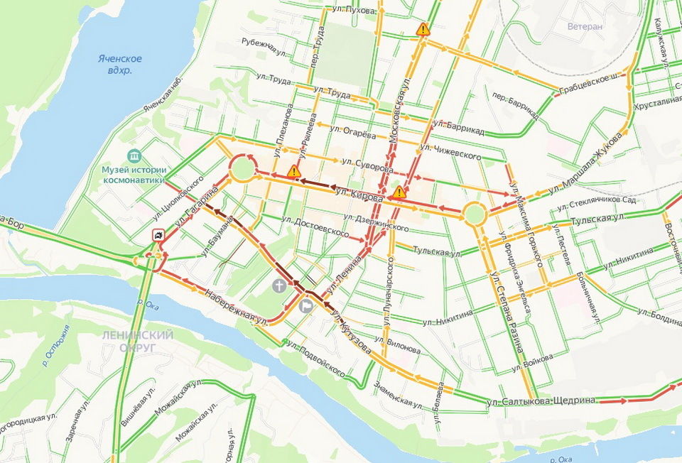 Пробки Калуга. Калуга на карте. Калуга Баррикад 10 на карте. Кирова 39 Калуга на карте.