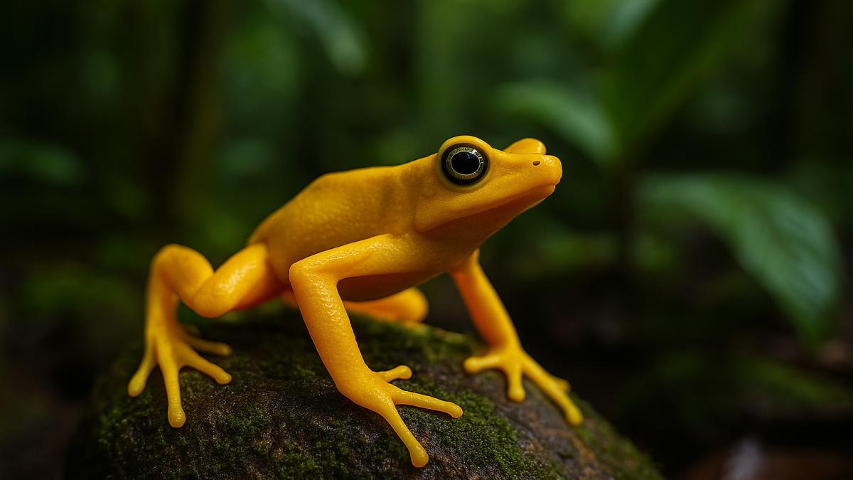 Панамская золотистая лягушка