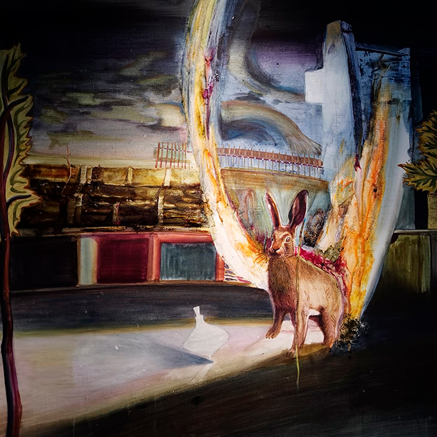 Кирилл Гаршин, «Заяц и метафизическая юла», из цикла «Бестиарий»