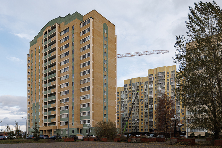 Один из домов, в котором выдавали служебные квартиры сотрудникам МВД