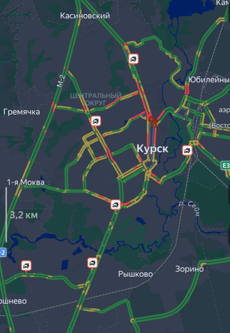 В Курске из-за серии ДТП задерживается почти весь общественный транспорт