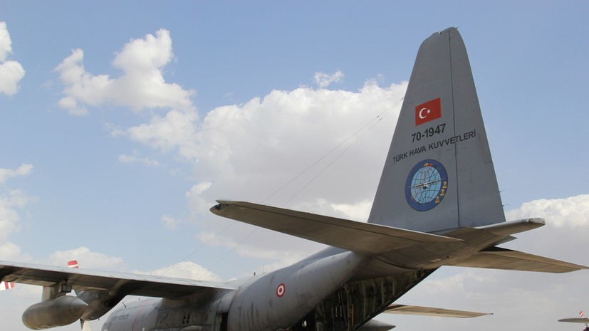 В МО Азербайджана заявили, что при крушении самолёта ВВС Турции погибли военные