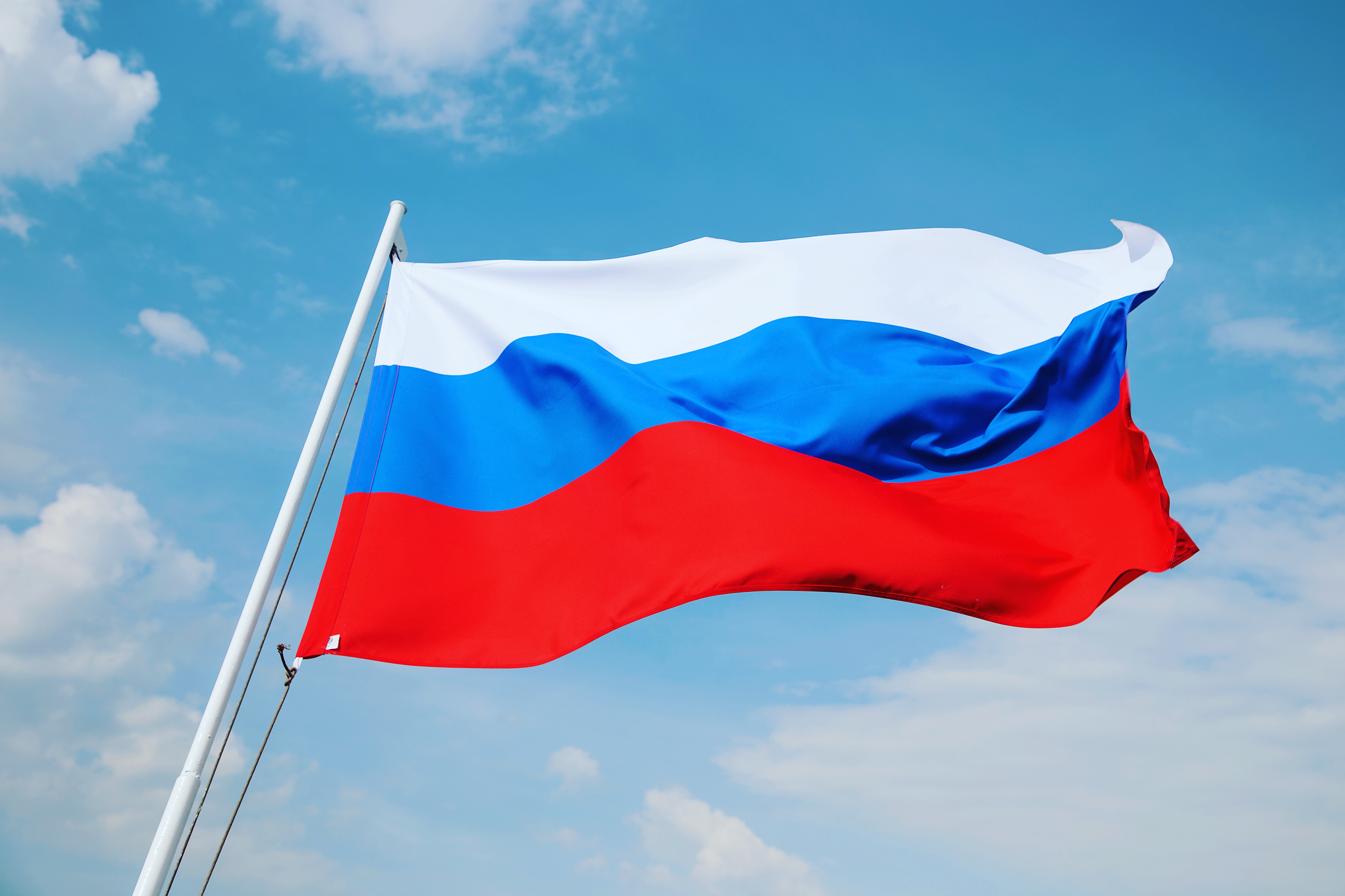 Развивающийся флаг рф гиф