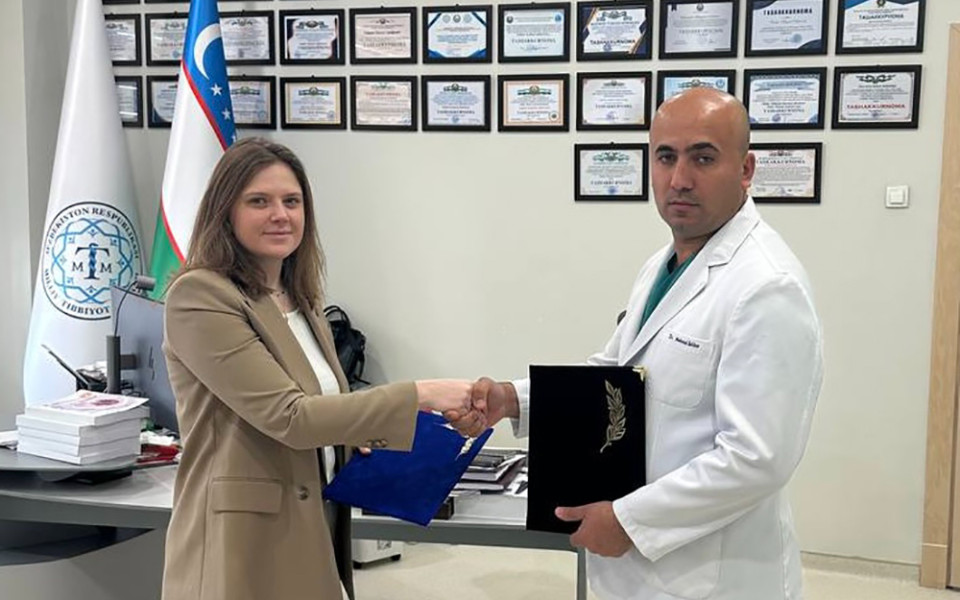 В Ташкенте подписано стратегическое соглашение о сотрудничестве между Национальным медицинским центром Минздрава Узбекистана и Пироговским Университетом.