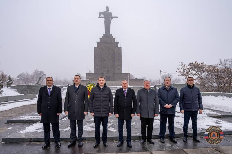 Делегация МЧС России с рабочей поездкой в Республике Армения