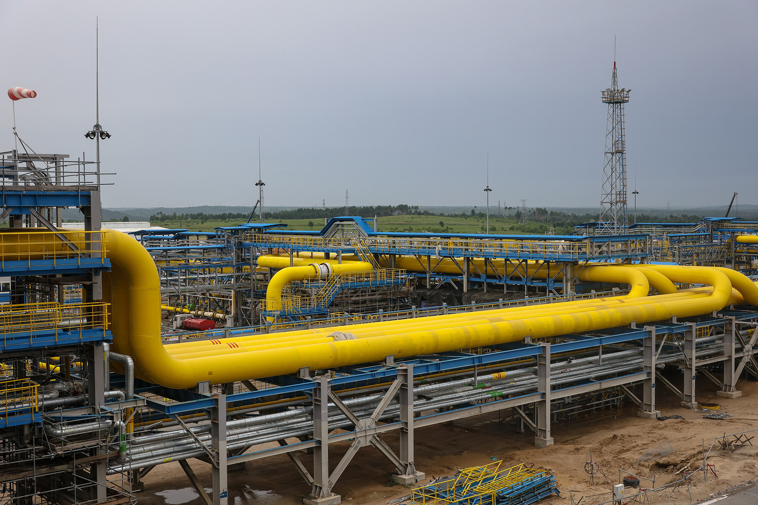 Газ в китай